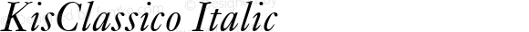 KisClassico Italic