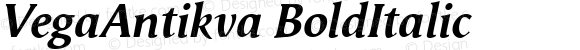 VegaAntikva Bold Italic