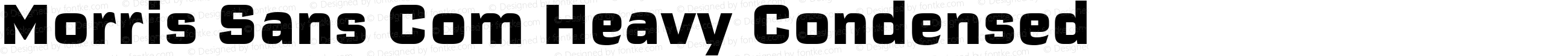 Morris Sans Com Heavy Condensed