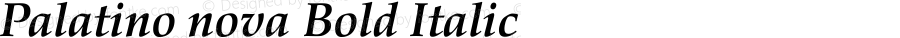 Palatino nova Bold Italic