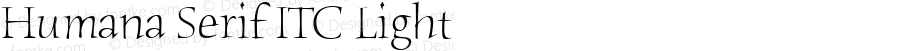 Humana Serif ITC Light