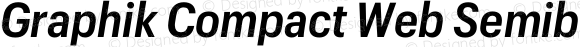 Graphik Compact Web Semibold Italic