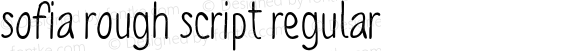 SofiaRoughScript-Regular