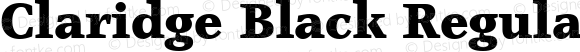 Claridge Black Regular
