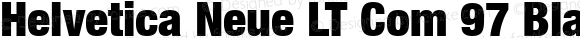 Helvetica Neue LT Com 97 Black Condensed
