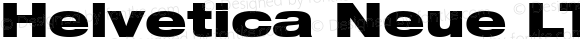 Helvetica Neue LT Com 93 Black Extended