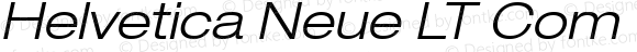 Helvetica Neue LT Com 43 Light Extended Oblique