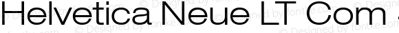 Helvetica Neue LT Com 43 Light Extended