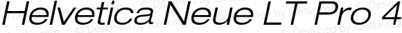 Helvetica Neue LT Pro 43 Light Extended Oblique