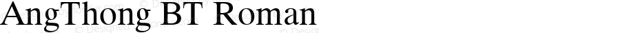 AngThong BT Roman mfgpctt-v4.7 Wed Jul 3 13:32:19 EDT 2002