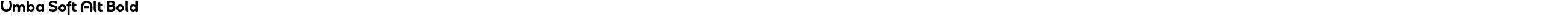 Umba Soft Alt Bold