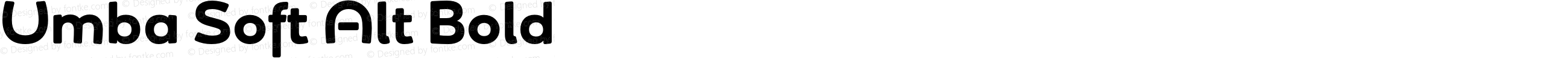 Umba Soft Alt Bold