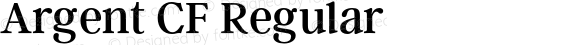 ArgentCF-Regular