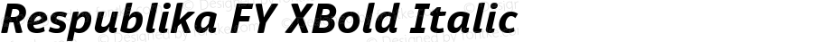 Respublika FY XBold Italic