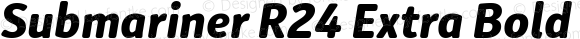 Submariner R24 Extra Bold Italic