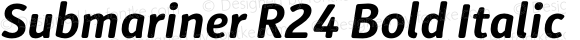 Submariner R24 Bold Italic