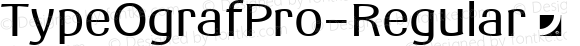TypeOgrafPro-Regular ☞