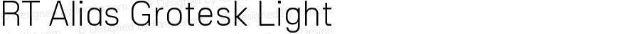 RT Alias Grotesk Light