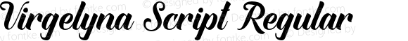 Virgelyna Script Regular