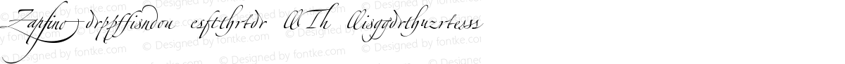 Zapfino Extra LT Ligatures