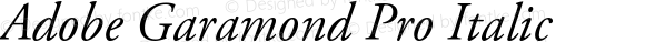 AGaramondPro-Italic