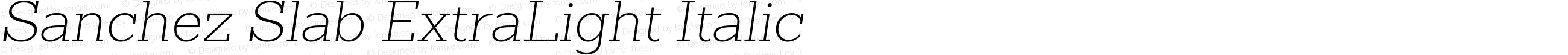 SanchezSlab-ExtraLightItalic