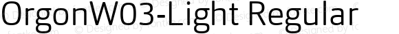 OrgonW03-Light Regular