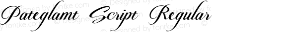 Pateglamt Script Regular