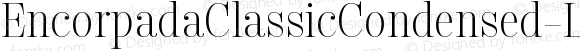 EncorpadaClassicCondensed-Light ☞