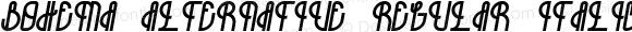 Bohema Alternative Regular Italic Alternative