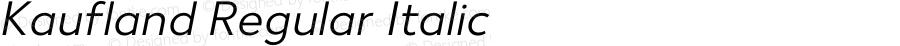 Kaufland Regular Italic