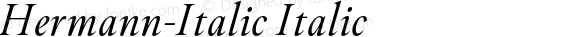 Hermann-Italic Italic