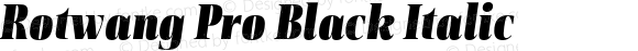 RotwangPro-BlackItalic