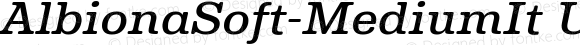 AlbionaSoft-MediumIt Undefined