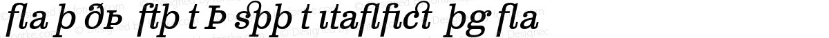 Clarendon Text Expert Italic Regular