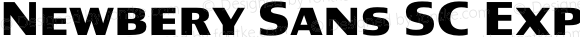 Newbery Sans SC Expanded Bold