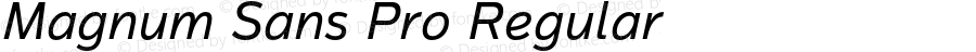 MagnumSansPro-RegularItalic