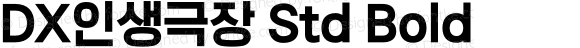 DX인생극장 Std Bold