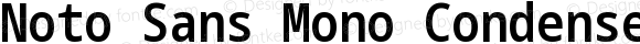 Noto Sans Mono Condensed SemiBold