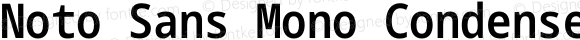 Noto Sans Mono Condensed SemiBold