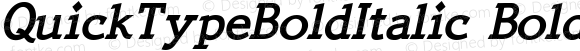 QuickTypeBoldItalic Bold Italic