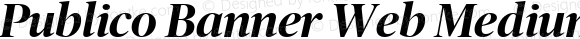 Publico Banner Web Medium Italic