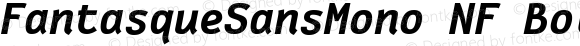 Fantasque Sans Mono Bold Italic Nerd Font Complete Windows Compatible