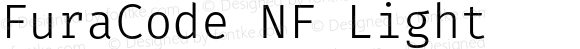 Fura Code Light Nerd Font Complete Mono Windows Compatible