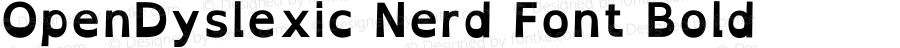 OpenDyslexic Nerd Font Bold