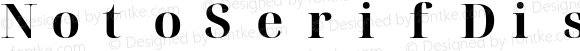 Noto Serif Display Bold Nerd Font Complete Mono