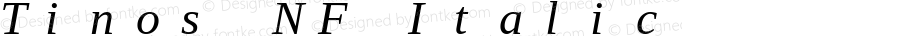 Tinos NF Italic