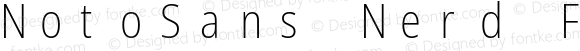 NotoSans Nerd Font Mono Condensed ExtraLight
