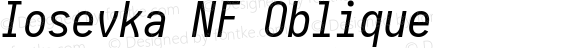 Iosevka Term Oblique Nerd Font Complete Windows Compatible