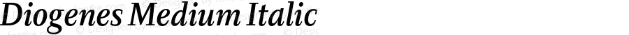 Diogenes Medium Italic